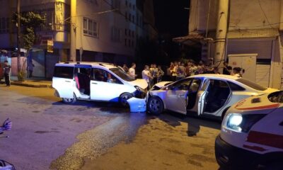 Batman’da ters yöne giren araç, otomobille kafa kafaya çarpıştı