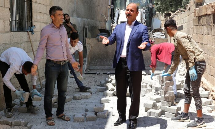 Belediye çalışıyor Araban gelişiyor