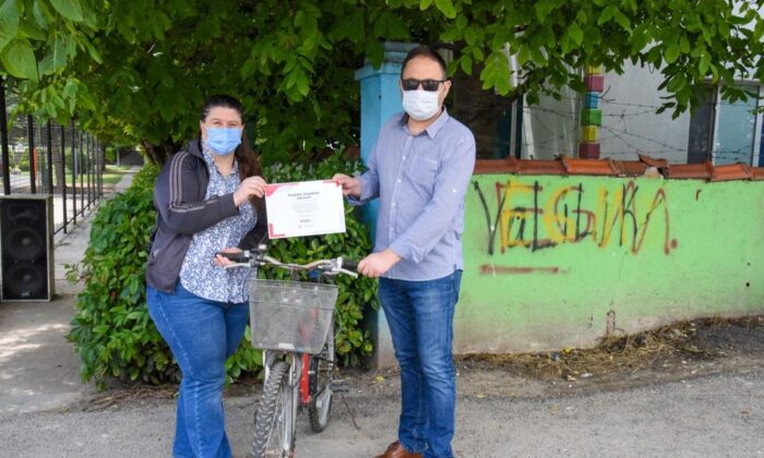 Belediyenin başlattığı bisiklet kampanyası yoğun ilgi gördü