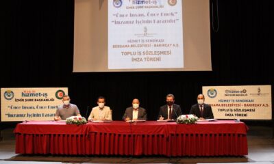 Bergama Belediyesinde toplu iş sözleşmesi sevinci