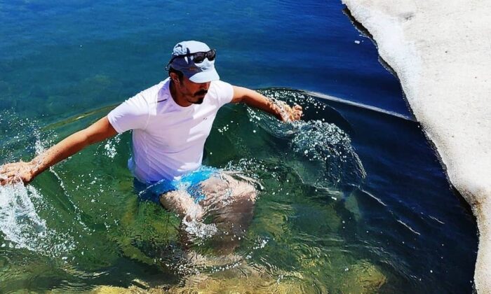 Berit Dağı’nda kar suyu keyfi