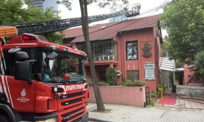 Beşiktaş’ta yangın paniği