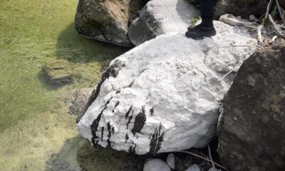 Betonu akarsuya boşaltan mikser, jandarmaya yakalandı