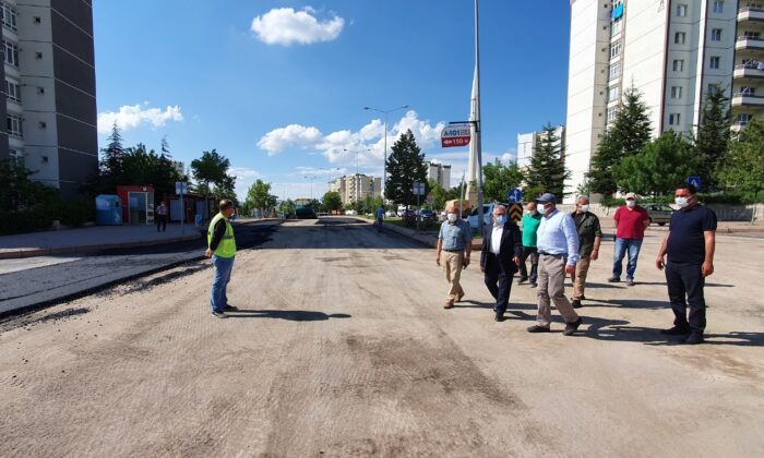 Beyazşehir mahallesine 5 bin ton asfalt