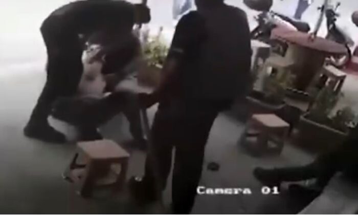 Beykoz’da saldırganlar engelli vatandaşları acımasızca darp etti