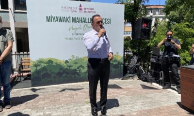 Beyoğlu’nda ‘Miyawaki Mahalle Bahçesi’ açıldı