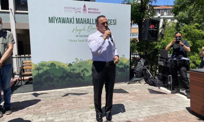 Beyoğlu’nda ‘Miyawaki Mahalle Bahçesi’ açıldı