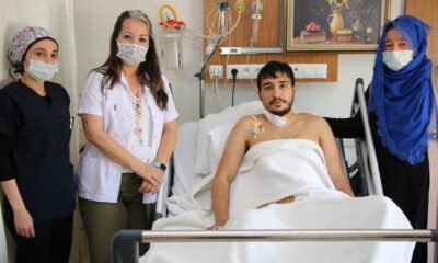 Bıçaklanma sonucu kalbi duran genç, hastanede hayata döndü