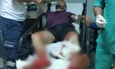 Bıçaklı saldırıya uğrayan genç hastanelik oldu