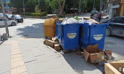 Bilecik’te 2 gündür toplanmayan çöpler bugün toplanacak