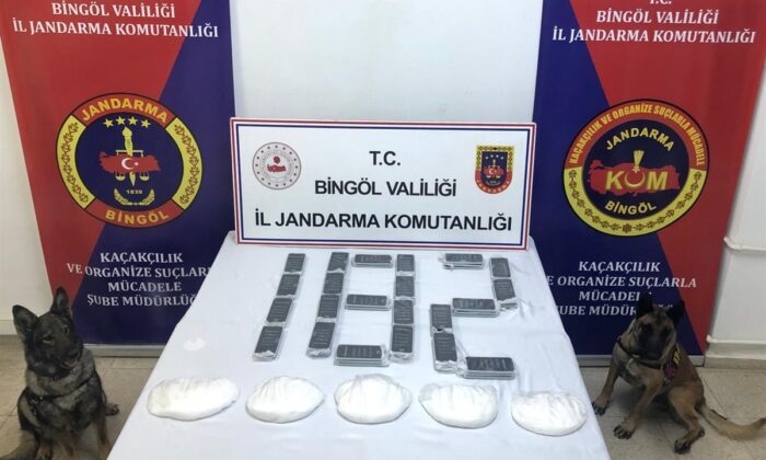 Bingöl’de 2 milyon 200 bin TL değerinde uyuşturucu ele geçirildi