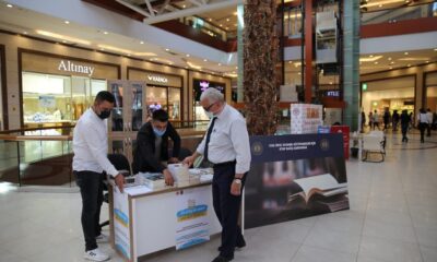 ‘Bir Kitap, Bir Umut’ kampanyası standı Ceylan Karavil Park AVM’de açıldı.