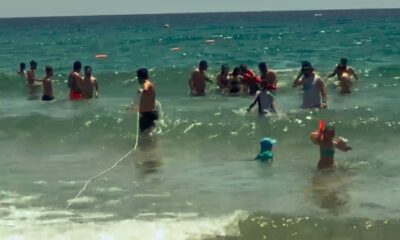 Bir saat içinde boğulma tehlikesi geçiren 3 kişi kurtarıldı