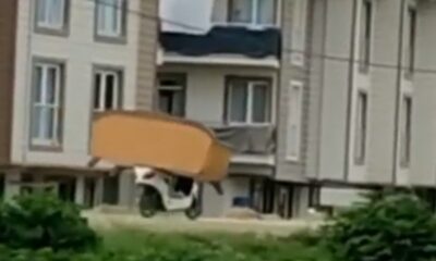 Bisiklet üzeri koltuk!