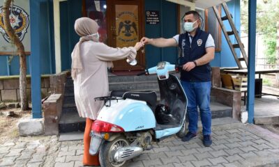 Bitlis’te çalınan motosiklet Muş’ta bulundu
