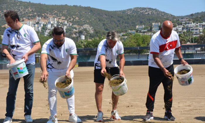 Bodrum İlçe Stadı’nın zemini doğal çim oluyor