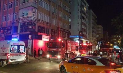 Bodrum katında çıkan yangın paniğe neden oldu