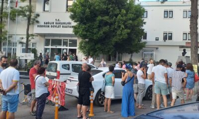 Bodrum’da aşı olmak için kuyruğa girdiler