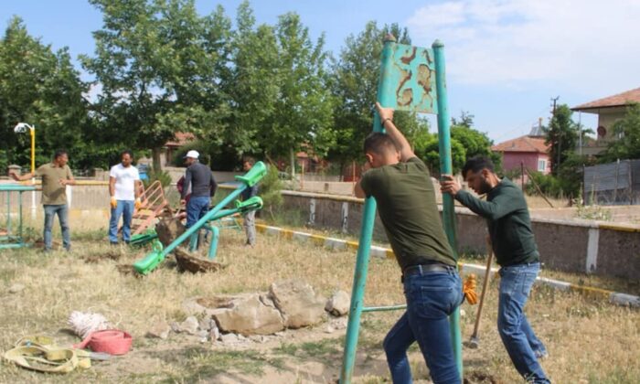 Boğazlıyan’da Çocuk parkları yenileniyor