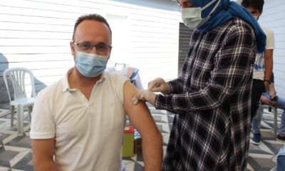 BOSAB’da 1 günde bin kişi aşılandı