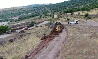 Bostanlar’da yol açma çalışmaları devam ediyor