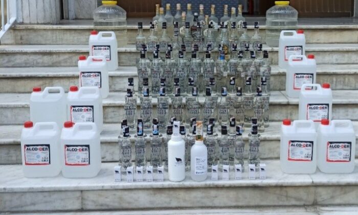 Bozdoğan’da sahte alkol operasyonu