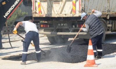 Bozüyük’te bölgesel asfalt yenileme çalışmaları sürüyor