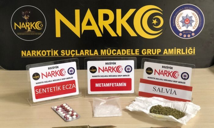 Bozüyük’te uyuşturucu operasyonu