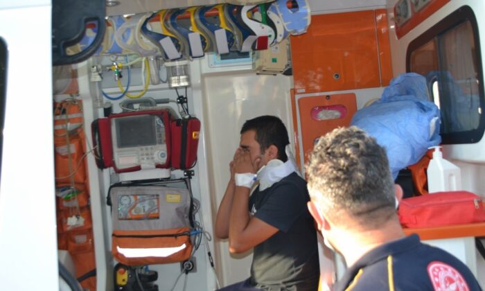 Bozyazı’da trafik kazası: 2 yaralı