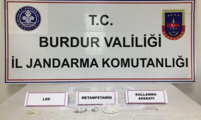 Burdur’da uyuşturucu operasyonu: 3 gözaltı