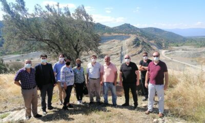 Burhaniye’de Reşitköy Barajı inşaatı devam ediyor