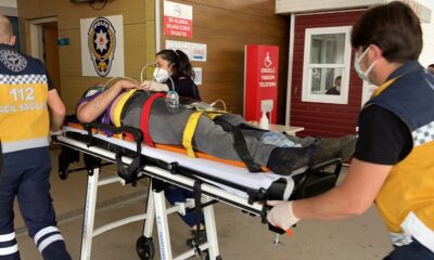 Bursa’da fabrikanın çatısından düşen işçi ağır yaralandı