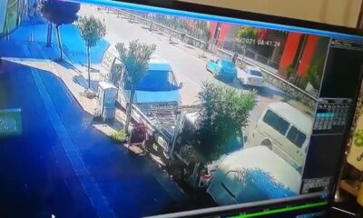 Bursa’da ölümden kıl payı kurtuldu, o ânlar kameraya yansıdı