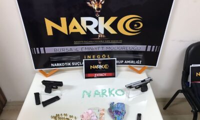 Bursa’da uyuşturucu operasyonu: 2 gözaltı