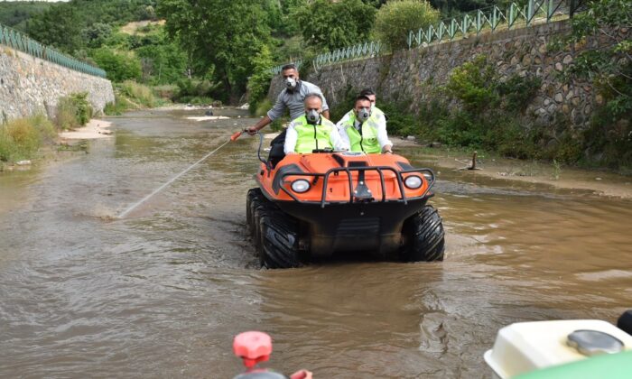 Bursa’nın ‘Sineksavar Timi’ iş başında