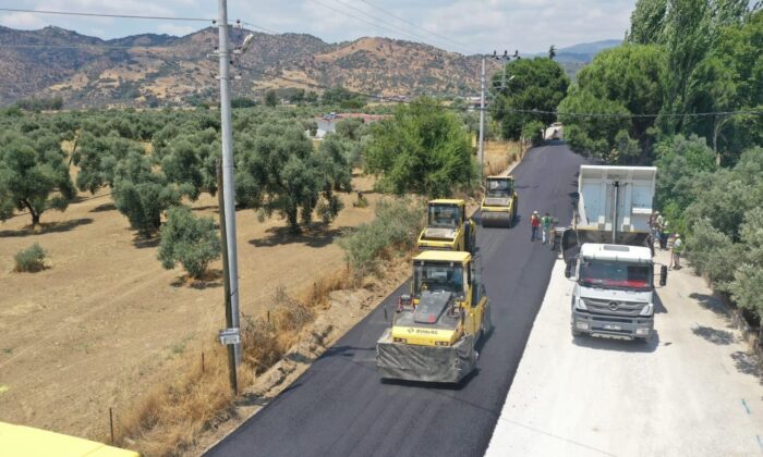 Büyükşehir Belediyesi’nin yol çalışmaları devam ediyor