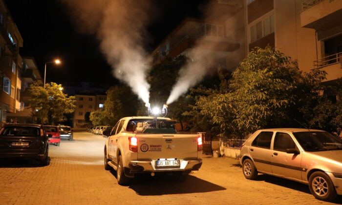 Büyükşehir vektörle mücadele çalışmalarında soğuk sisleme uygulamalarına başladı