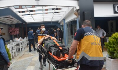 Cam silerken düşen temizlik işçisi yaralandı