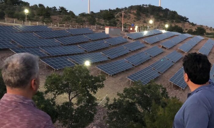 Canbey Havran’da GES’i inceledi