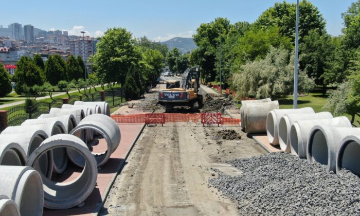 ’Canik Yağmur Suyu Kolektör Hattı’nın ilk etabı tamam