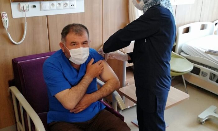 Çankırı’da 100 bininci Covid-19 aşısı uygulandı