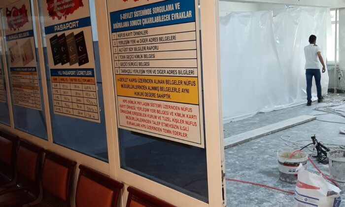 Çarşamba Nüfus Müdürlüğü’nde tadilat