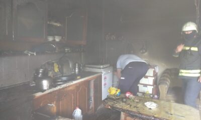 Çarşamba’da ev yangını