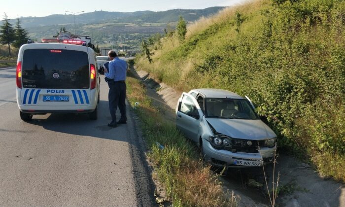 Cenazeye giden imam kaza yaptı