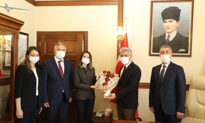 Çevre ve Şehircilik İl Müdürlüğü heyetinden Vali Makas’a ziyaret