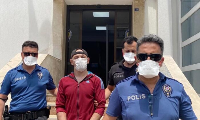 Cinayet zanlısı polise adres sordu, yakalandı