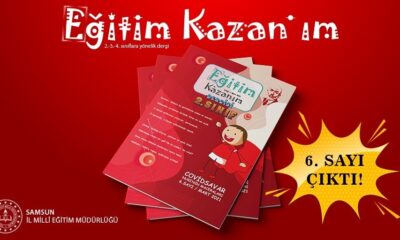 Çocuklar için ‘Eğitim Kazan’ım dergisi