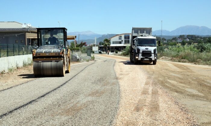 Çolaklı turizm merkezine sıcak asfalt çalışması