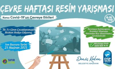 “Covid-19’un Çevreye Etkileri” resim yarışması başladı
