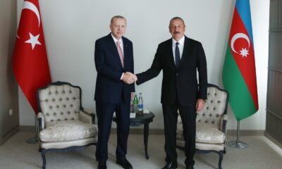 Cumhurbaşkanı Erdoğan, Aliyev ile bir araya geldi